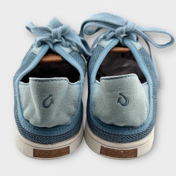 OLUKAI Sneakers, Pehuea Li, Blue, Size 8.5 lace up slip on convertible style - Picture 5 of 8